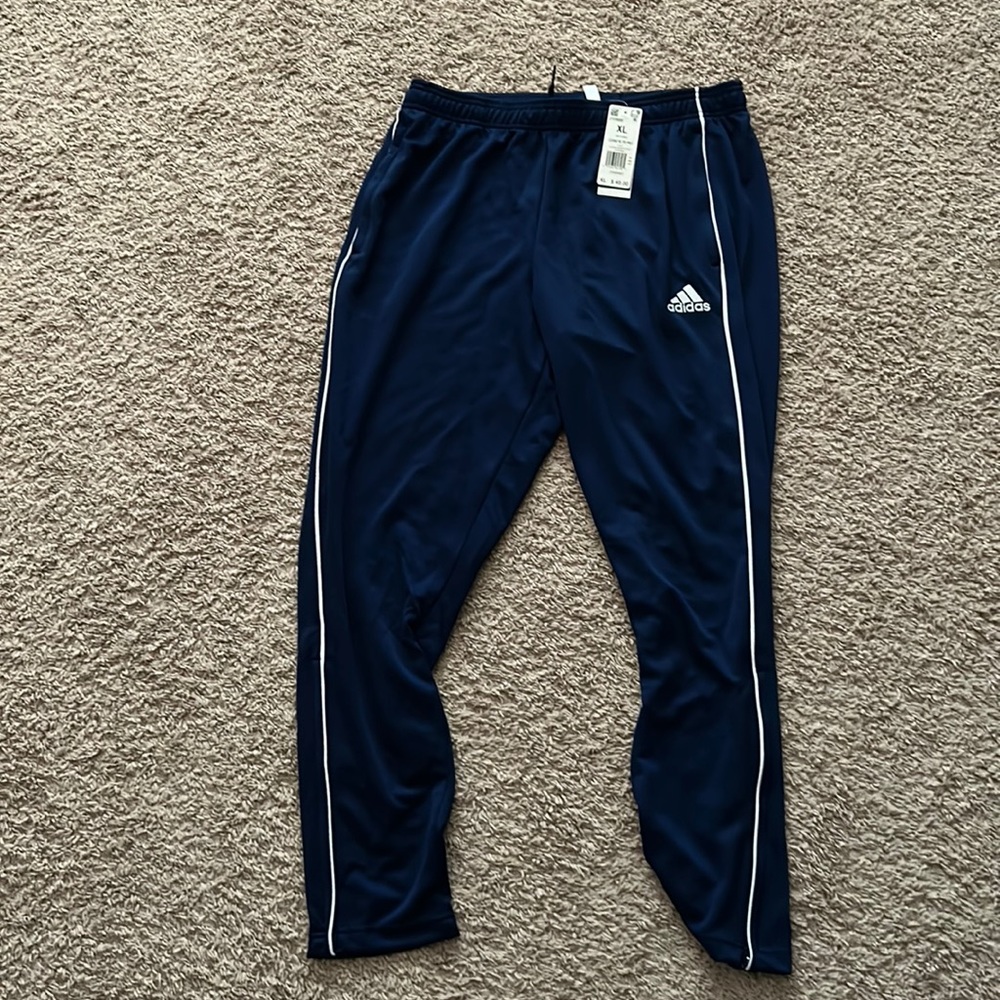 Adidas Navy Dri Fit Pants Size XL Brand New